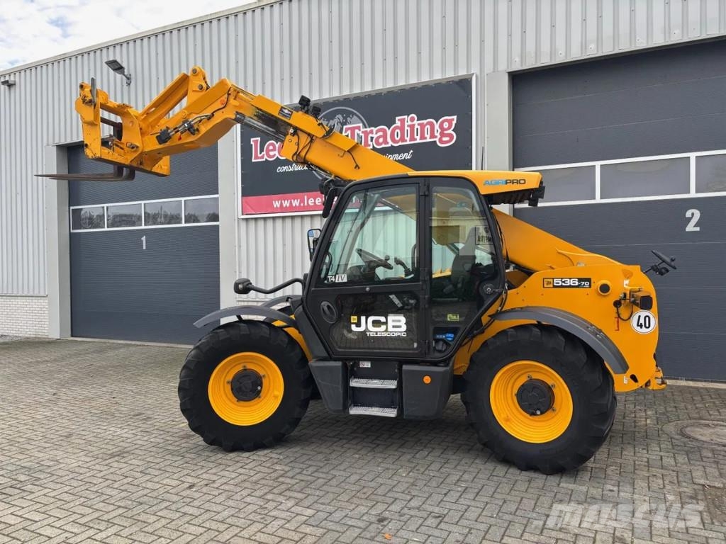 JCB 536-70 Agripro Telehandler, 40 km/h, 145 Hp, 2018 Teleskopiskie manipulatori