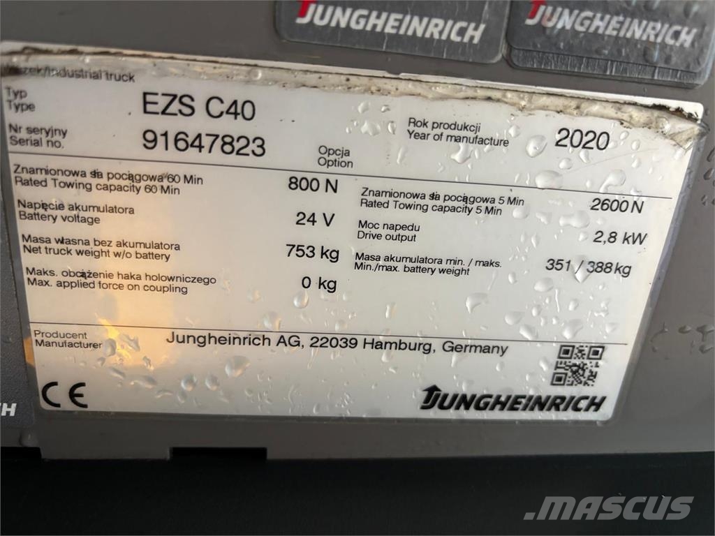 Jungheinrich EZS C40 Çekiciler