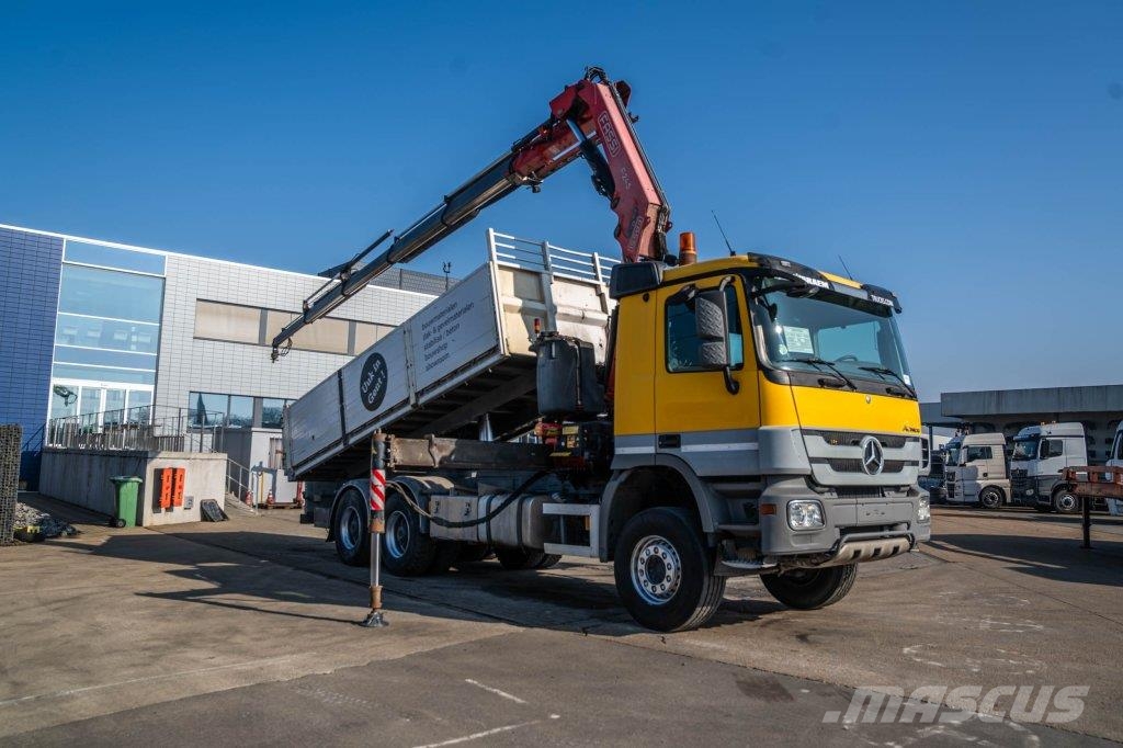 Mercedes-Benz ACTROS 3344 K-MP3+FASSI F245 Tipper trucks