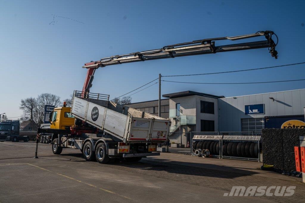 Mercedes-Benz ACTROS 3344 K-MP3+FASSI F245 Tipper trucks