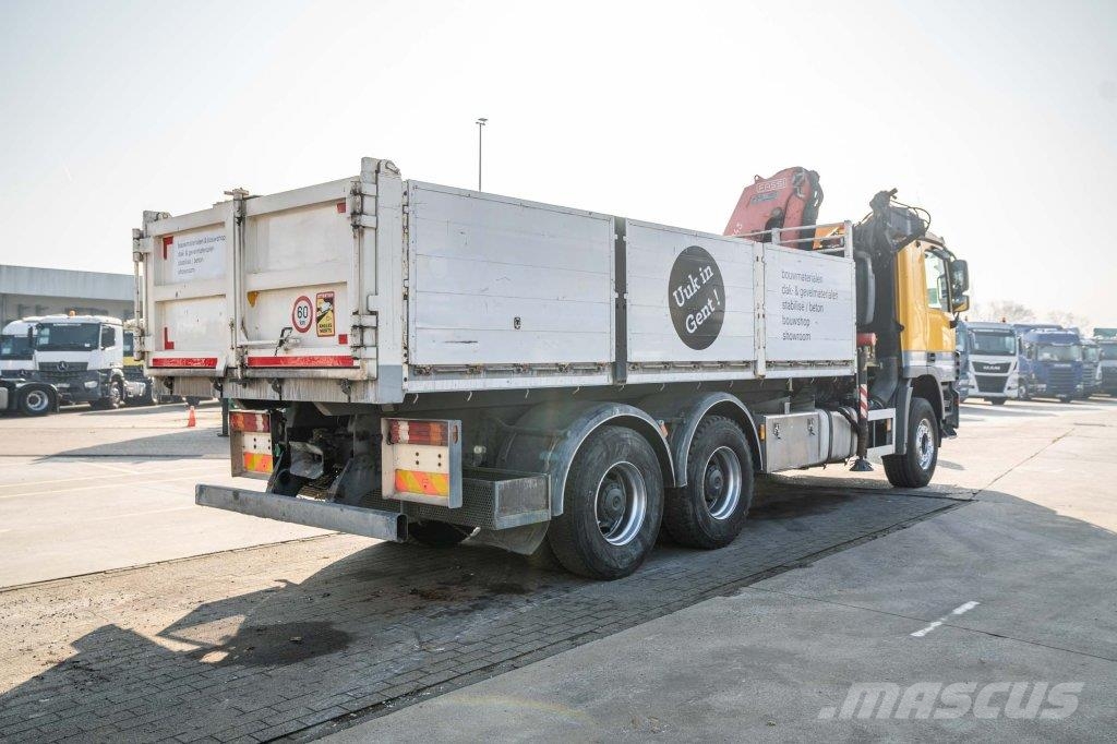 Mercedes-Benz ACTROS 3344 K-MP3+FASSI F245 Tipper trucks