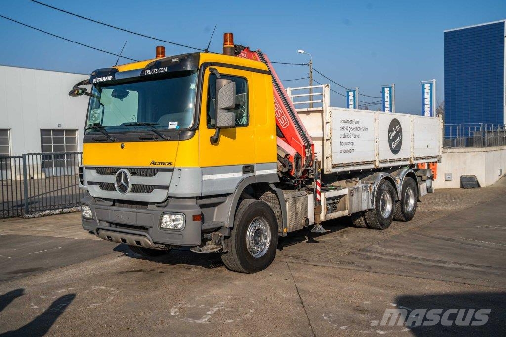 Mercedes-Benz ACTROS 3344 K-MP3+FASSI F245 Tipper trucks