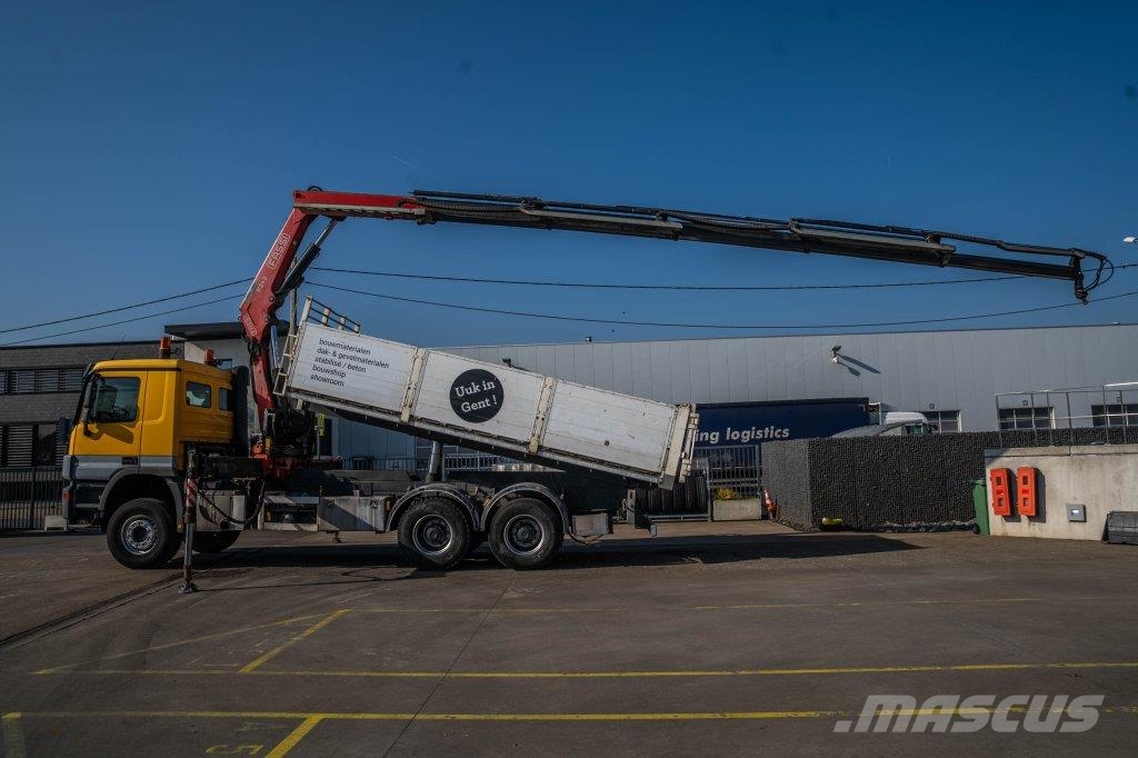 Mercedes-Benz ACTROS 3344 K-MP3+FASSI F245 Tipper trucks