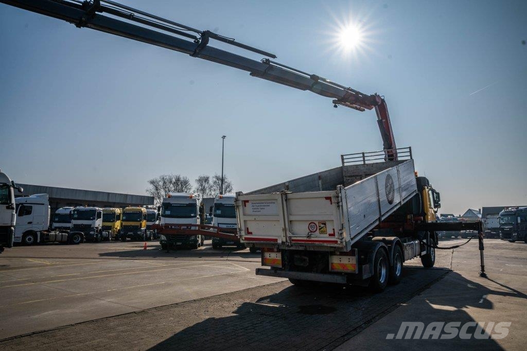 Mercedes-Benz ACTROS 3344 K-MP3+FASSI F245 Tipper trucks