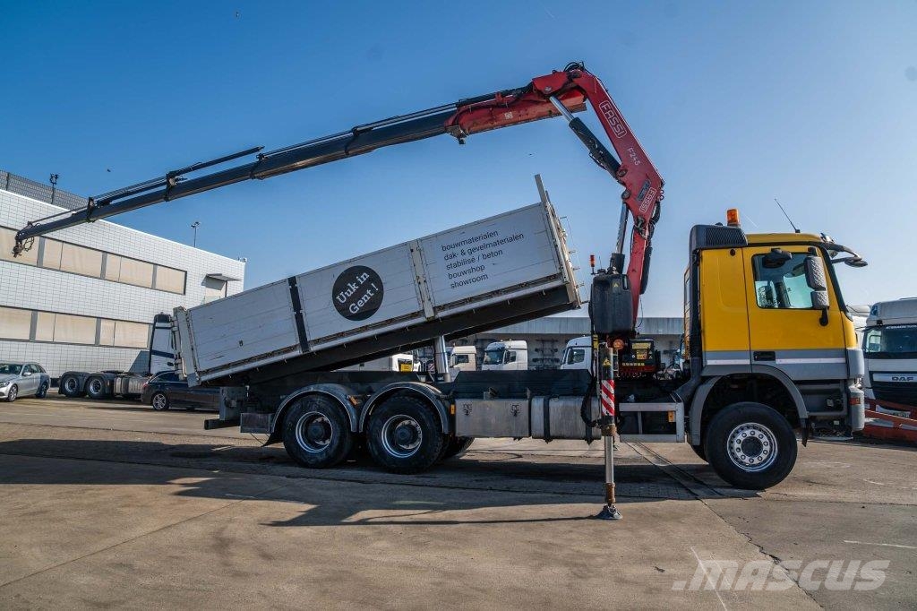 Mercedes-Benz ACTROS 3344 K-MP3+FASSI F245 Tipper trucks