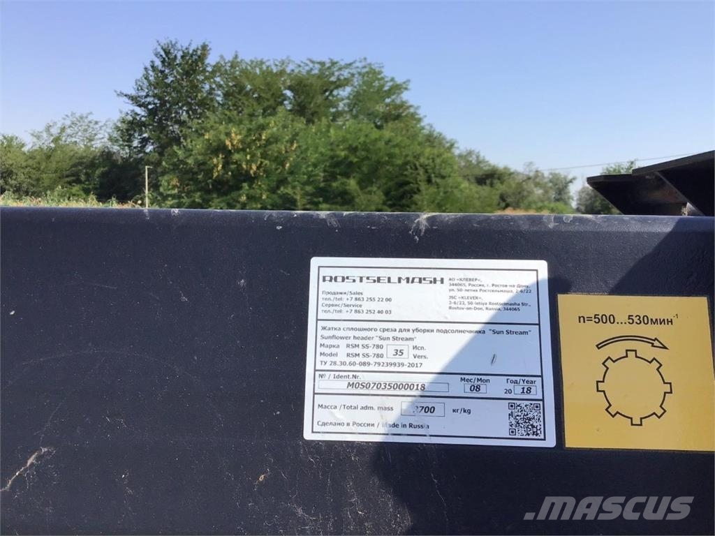 Rostselmash RSM 161 Kombinované zberacie stroje