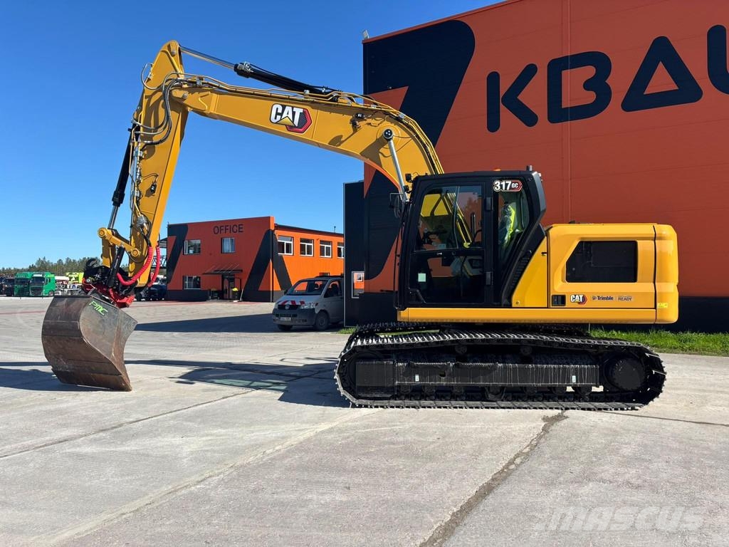 CAT 317 GC 07C 3D / TILTROTATOR / AC / CENTRAL LUBRICA Roomikekskavaatorid