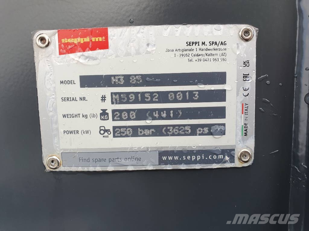 Seppi M. Seppi M. H3 085 Schlegelmulcher Mulcher MS03 DEMO Klepelmaaiers