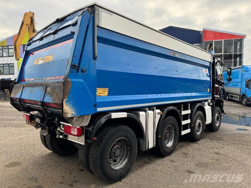 DAF CF 530 8X4 - FULL STEEL SUSP. - BIG AXLES + HYVA T Kipper