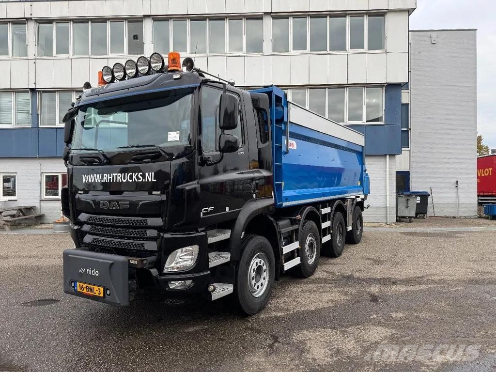 DAF CF 530 8X4 - FULL STEEL SUSP. - BIG AXLES + HYVA T Kipper