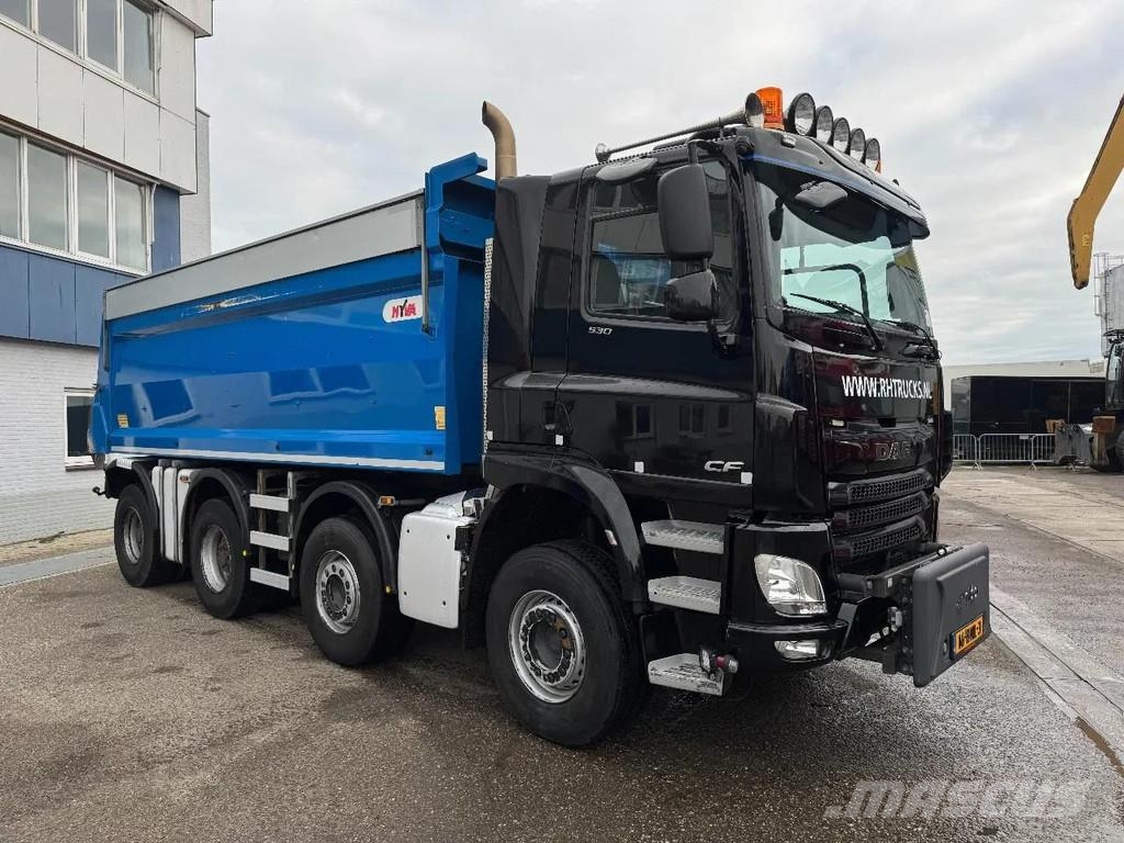 DAF CF 530 8X4 - FULL STEEL SUSP. - BIG AXLES + HYVA T Kipper