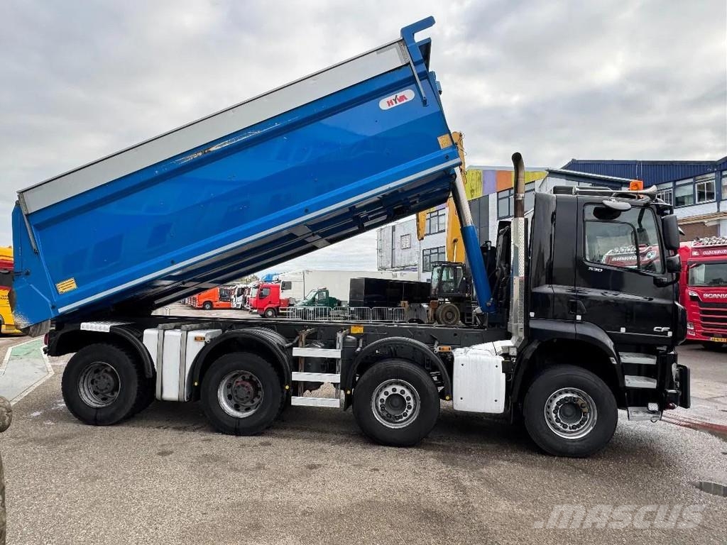 DAF CF 530 8X4 - FULL STEEL SUSP. - BIG AXLES + HYVA T Kipper