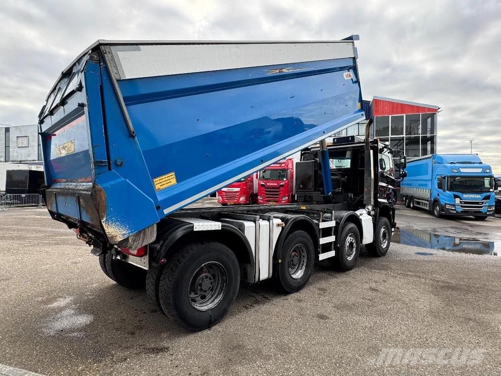 DAF CF 530 8X4 - FULL STEEL SUSP. - BIG AXLES + HYVA T Kipper