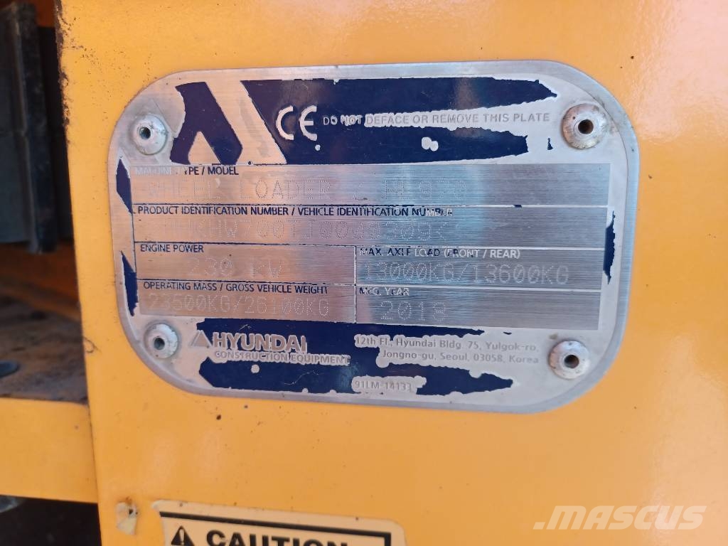 Hyundai HL 970 لوادر بعجل