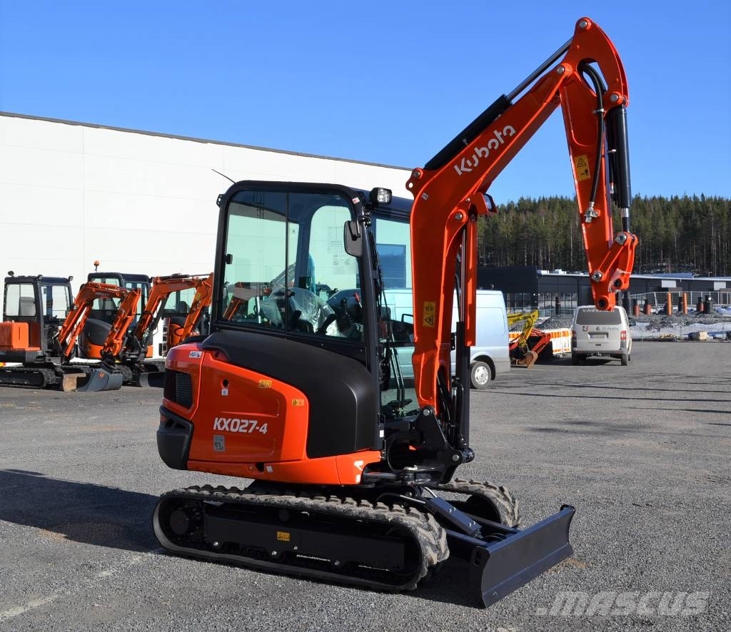 Kubota KX027-4 UUSI, TAKUU 24KK Мини-экскаваторы