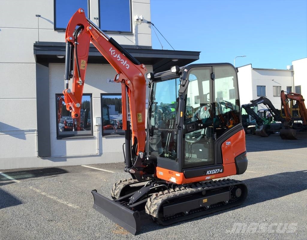 Kubota KX027-4 UUSI, TAKUU 24KK Мини-экскаваторы