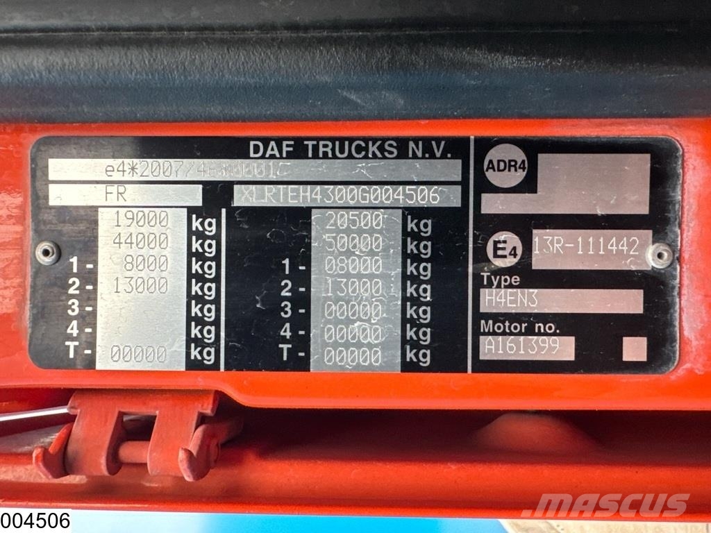 DAF XF 460 EURO 6, Retarder Vilcēji