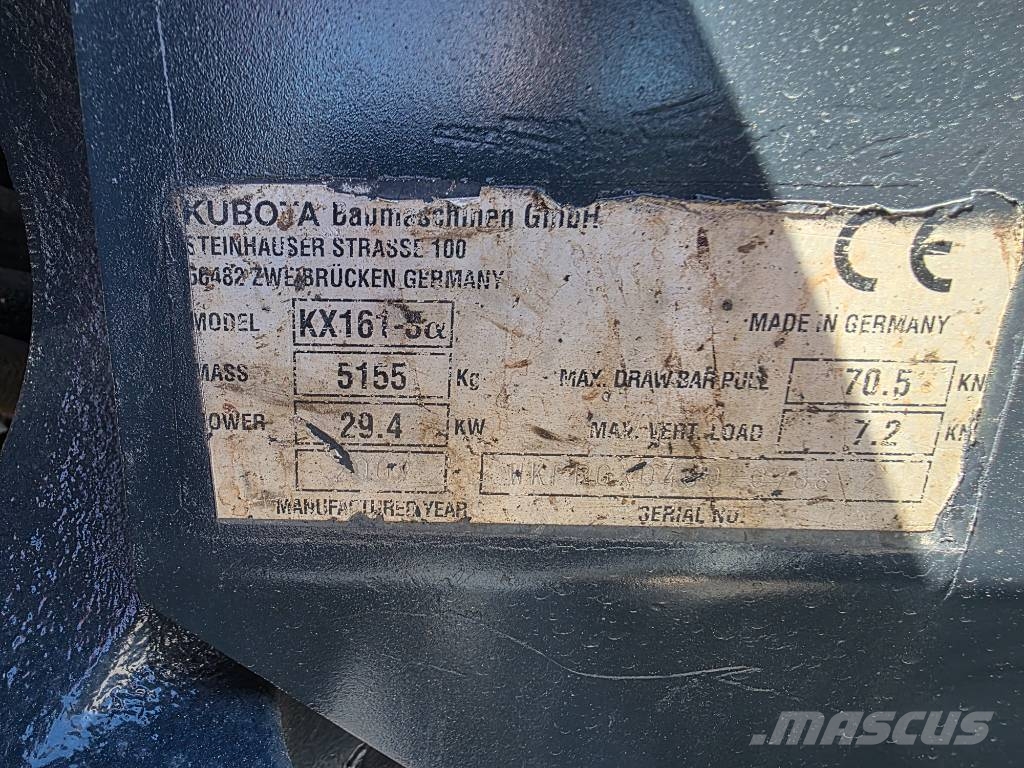 Kubota KX 161 Mini excavadoras < 7t