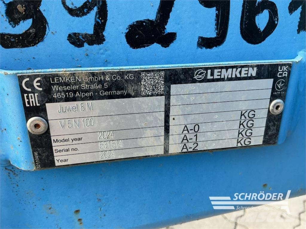 Lemken JUWEL 8 M V 5 N 100 Reversible ploughs