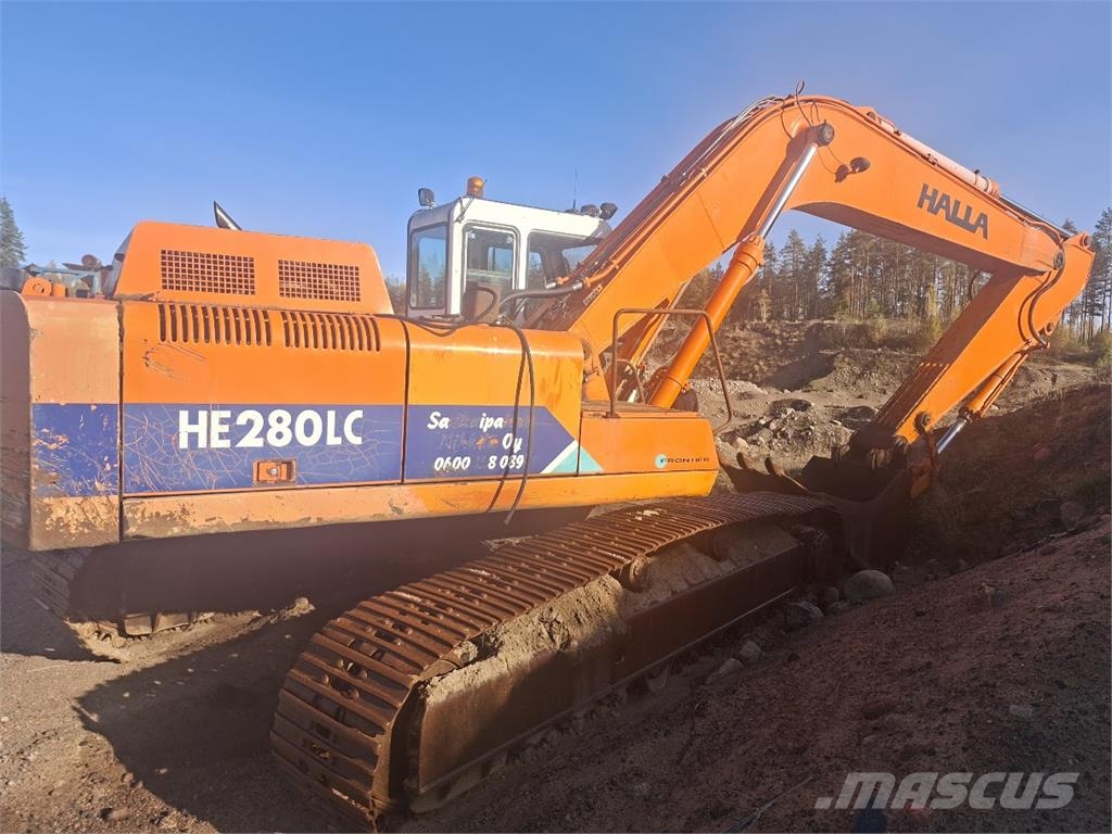 Halla HE280LC Pásová rýpadla