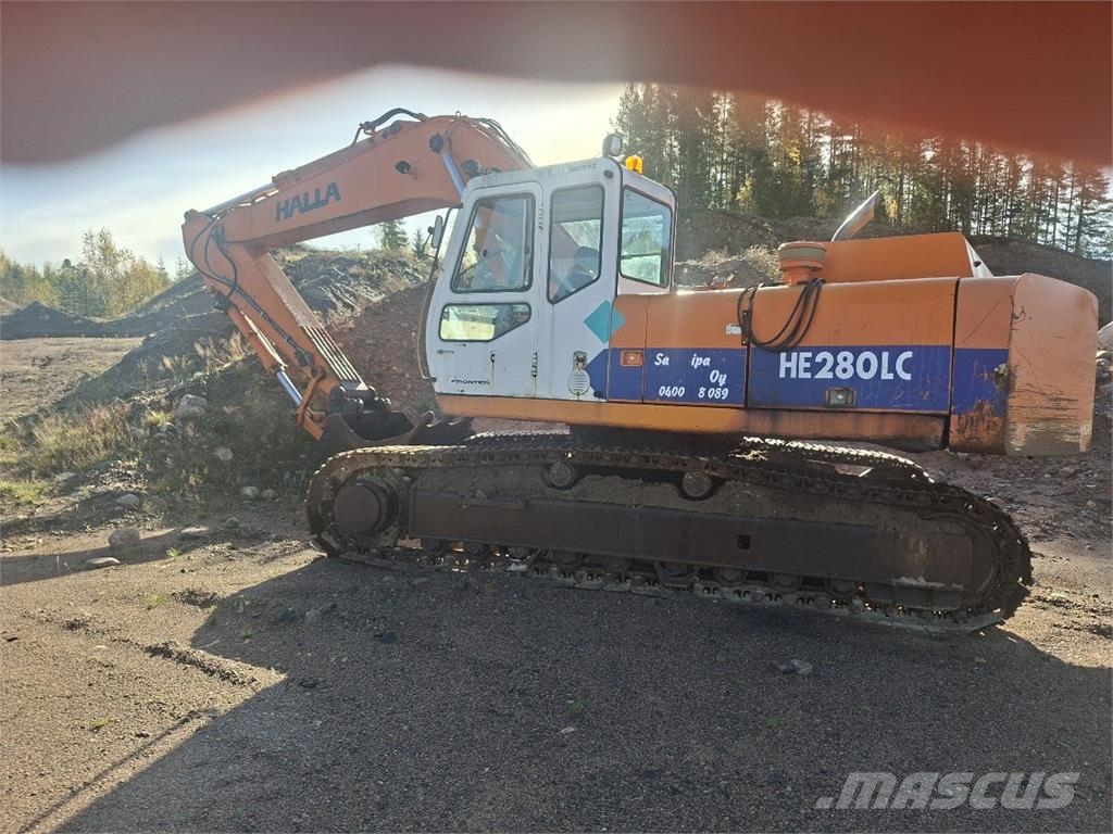 Halla HE280LC Pásová rýpadla