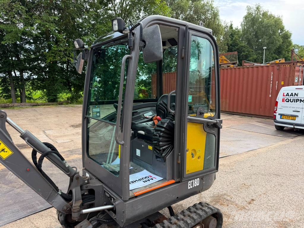 Volvo EC 18 D Mini ekskavatörler, 7 tona dek