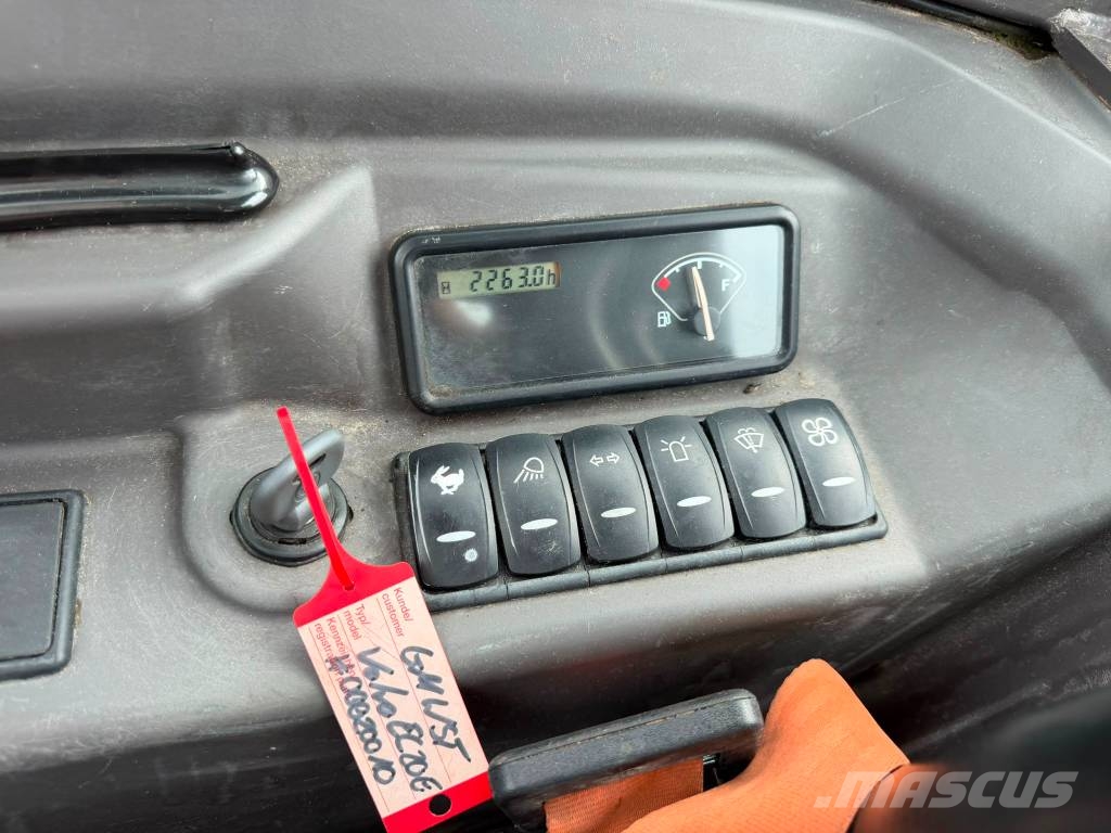 Volvo EC 18 D Mini ekskavatörler, 7 tona dek