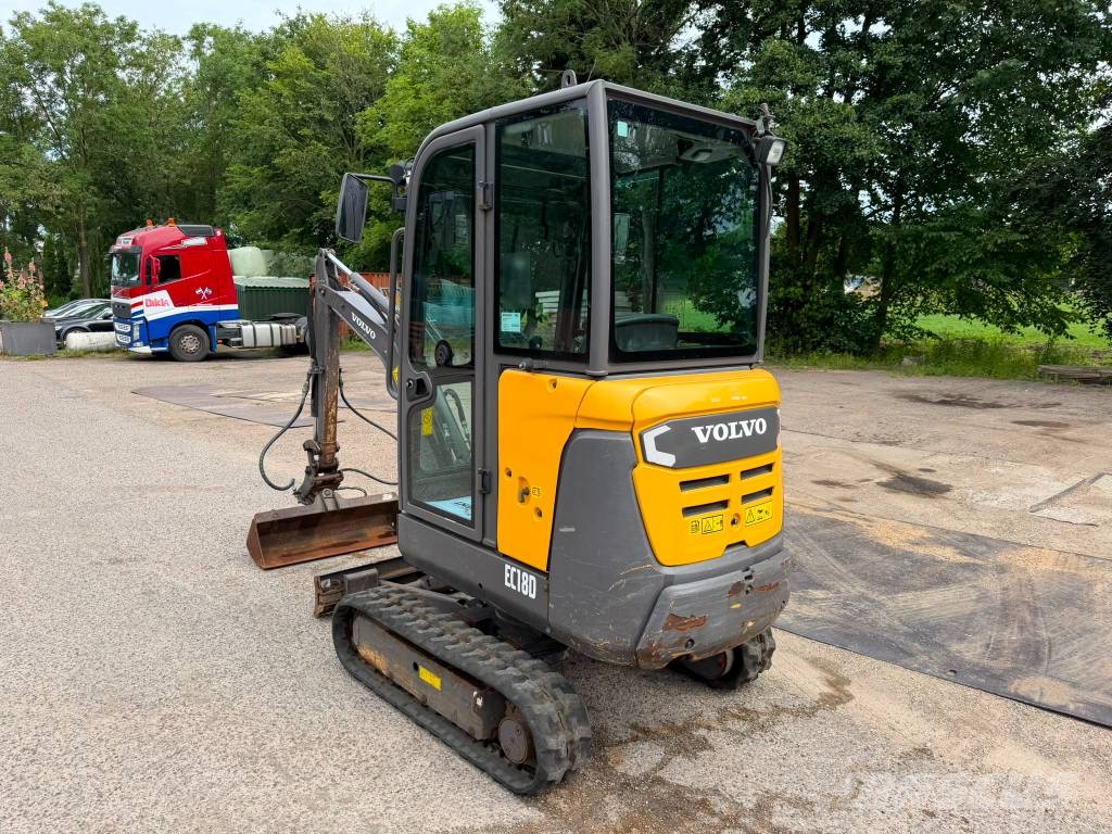 Volvo EC 18 D Mini ekskavatörler, 7 tona dek