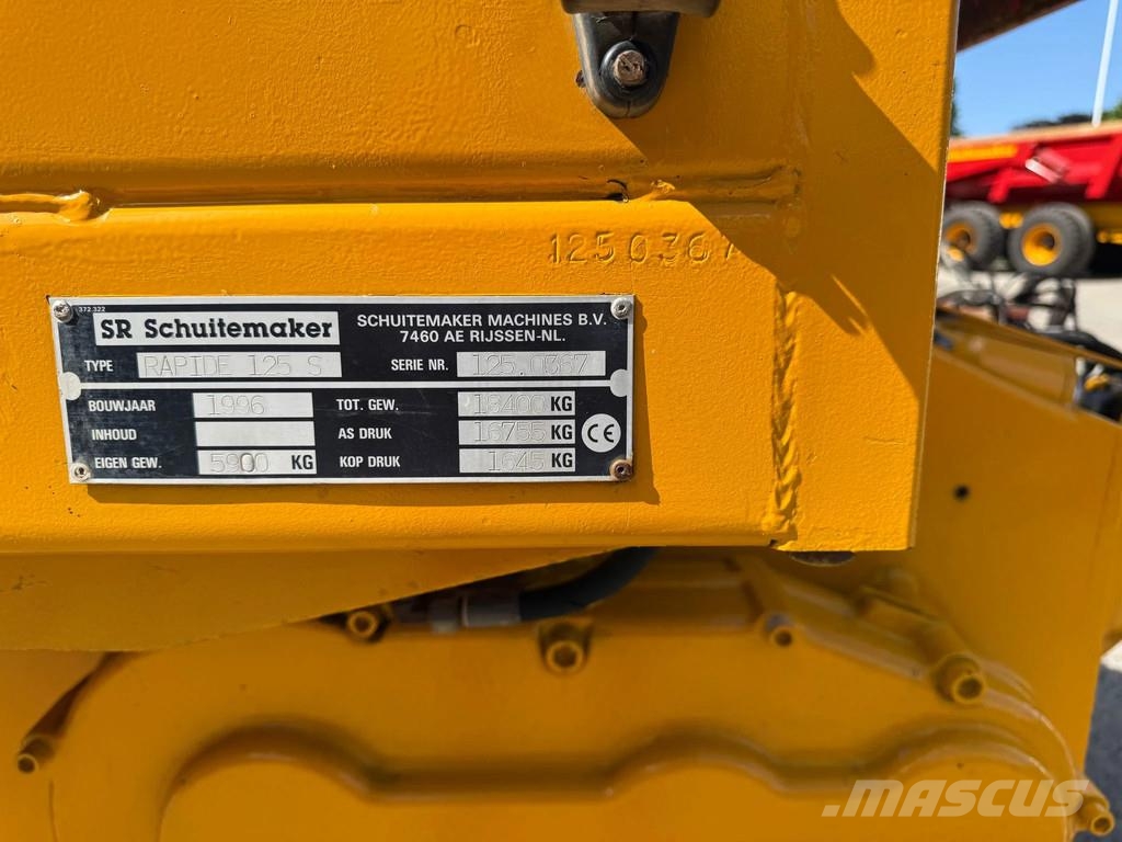 Schuitemaker RAPIDE 125 Rapide S 125 Ladewagen Opraapwagen Afde Trince semoventi
