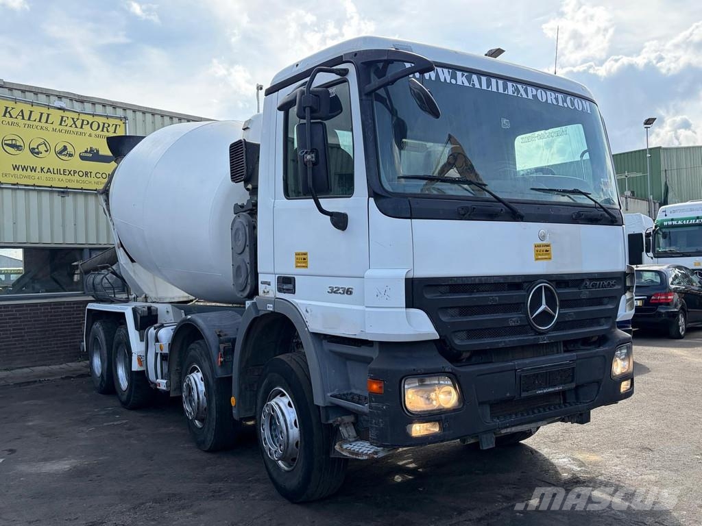 Mercedes-Benz Actros 3236 Concrete Mixer - 8x4 - EPS Gearbox - 3 Camiones hormigonera
