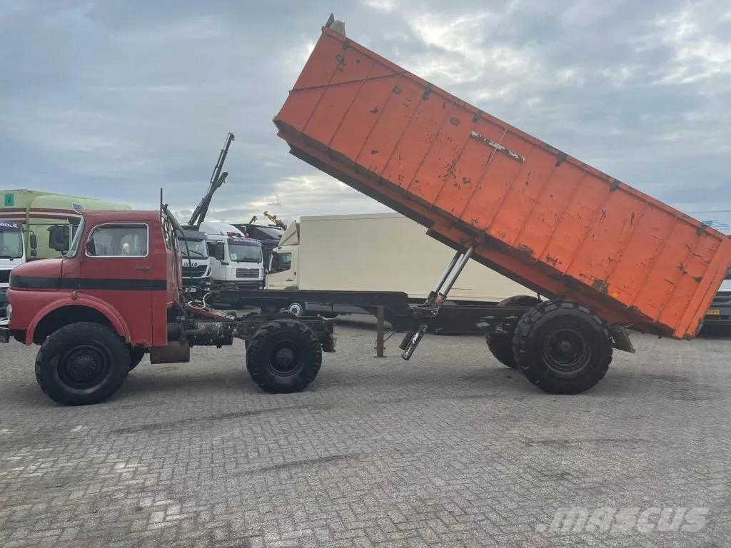 Mercedes-Benz 813 + Manual + Kipper + 4x4 Tipper trucks