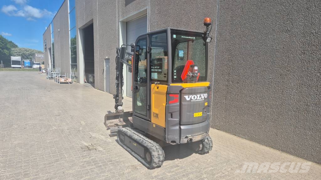 Volvo EC 20 E Mini ekskavatörler, 7 tona dek