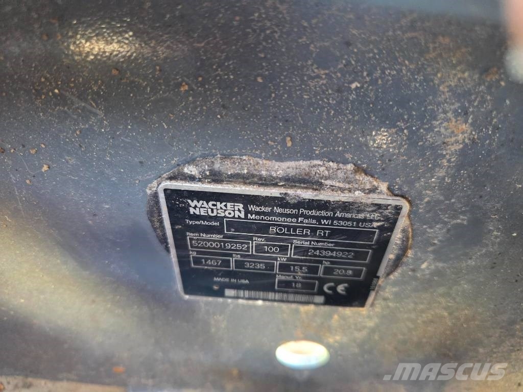 Wacker Neuson RTSC 3, 2018, 518h, radiocontroller, 0,8m wide Уплътнители за почва
