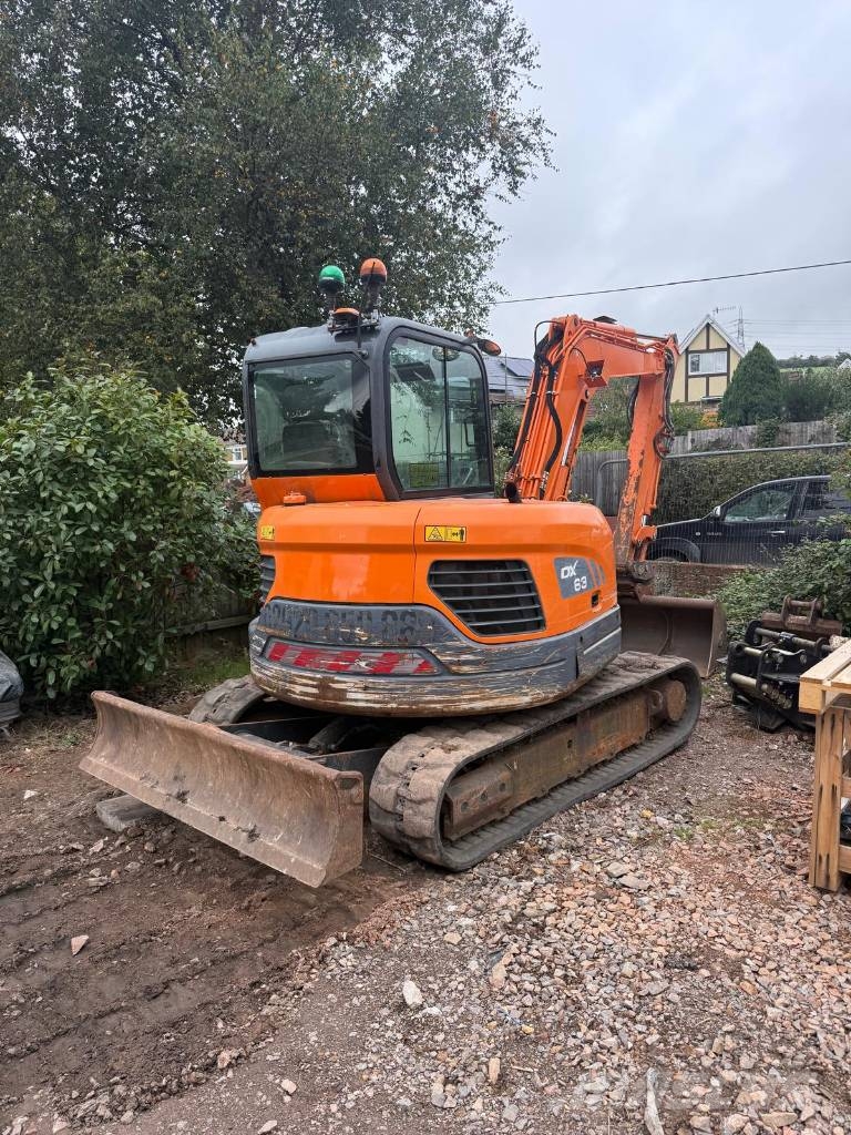 Doosan DX 63-3 Mini ekskavatoriai < 7 t