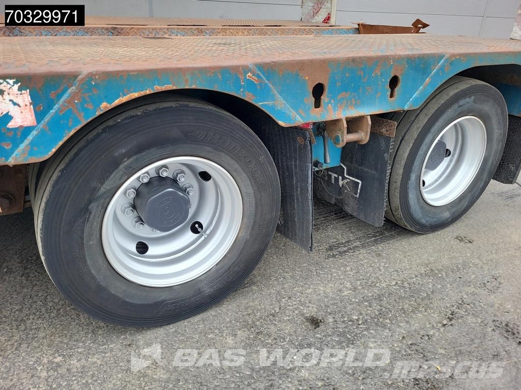 Robuste Kaiser RTI DU231104 2 axles Extendable Gooseneck Steering Semirremolques de góndola rebajada