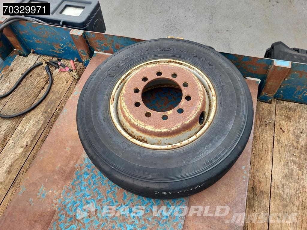 Robuste Kaiser RTI DU231104 2 axles Extendable Gooseneck Steering Semirremolques de góndola rebajada
