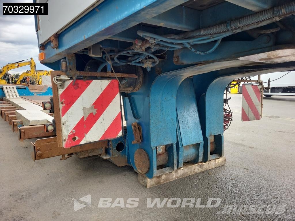 Robuste Kaiser RTI DU231104 2 axles Extendable Gooseneck Steering Semirremolques de góndola rebajada