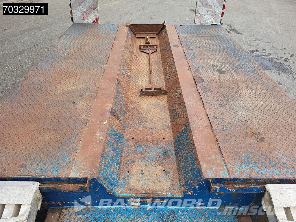Robuste Kaiser RTI DU231104 2 axles Extendable Gooseneck Steering Semirremolques de góndola rebajada
