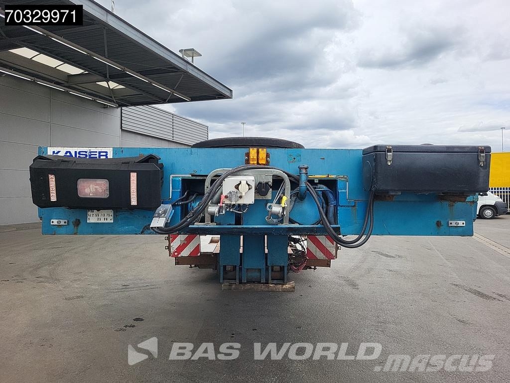 Robuste Kaiser RTI DU231104 2 axles Extendable Gooseneck Steering Semirremolques de góndola rebajada