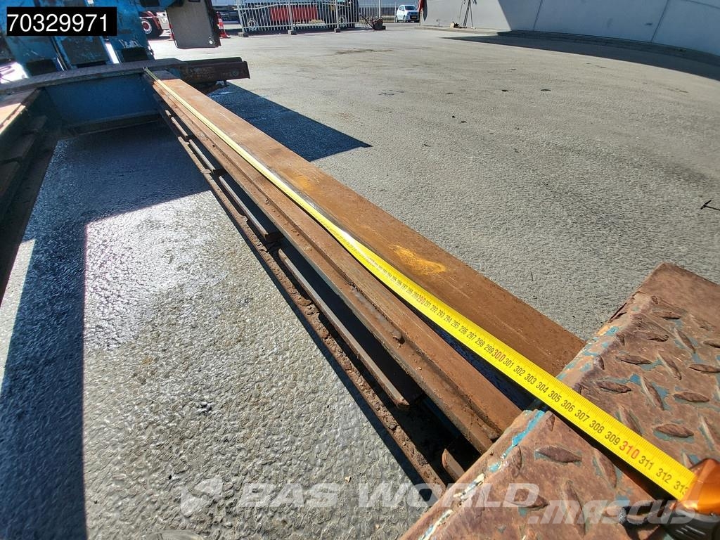 Robuste Kaiser RTI DU231104 2 axles Extendable Gooseneck Steering Semirremolques de góndola rebajada