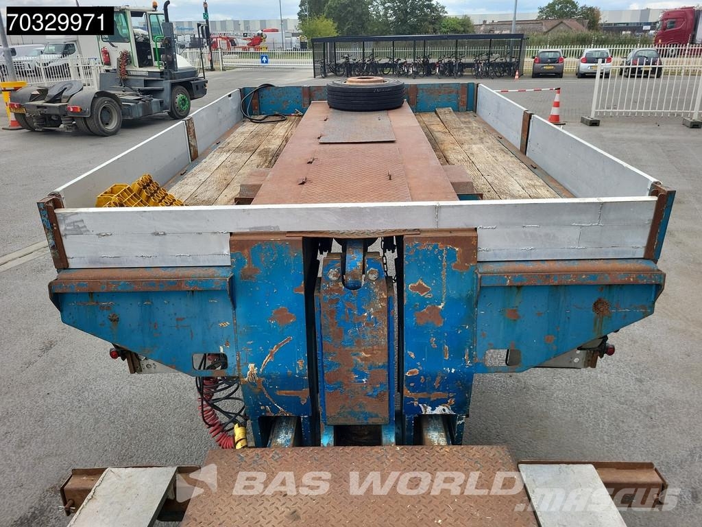 Robuste Kaiser RTI DU231104 2 axles Extendable Gooseneck Steering Semirremolques de góndola rebajada