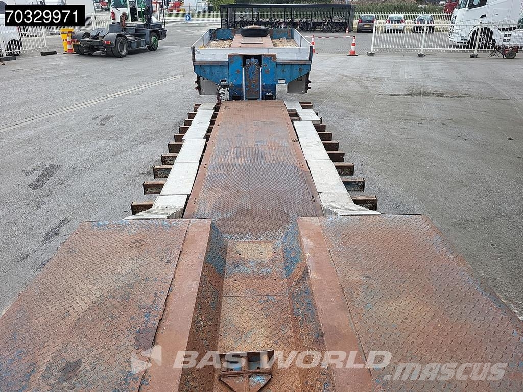 Robuste Kaiser RTI DU231104 2 axles Extendable Gooseneck Steering Semirremolques de góndola rebajada