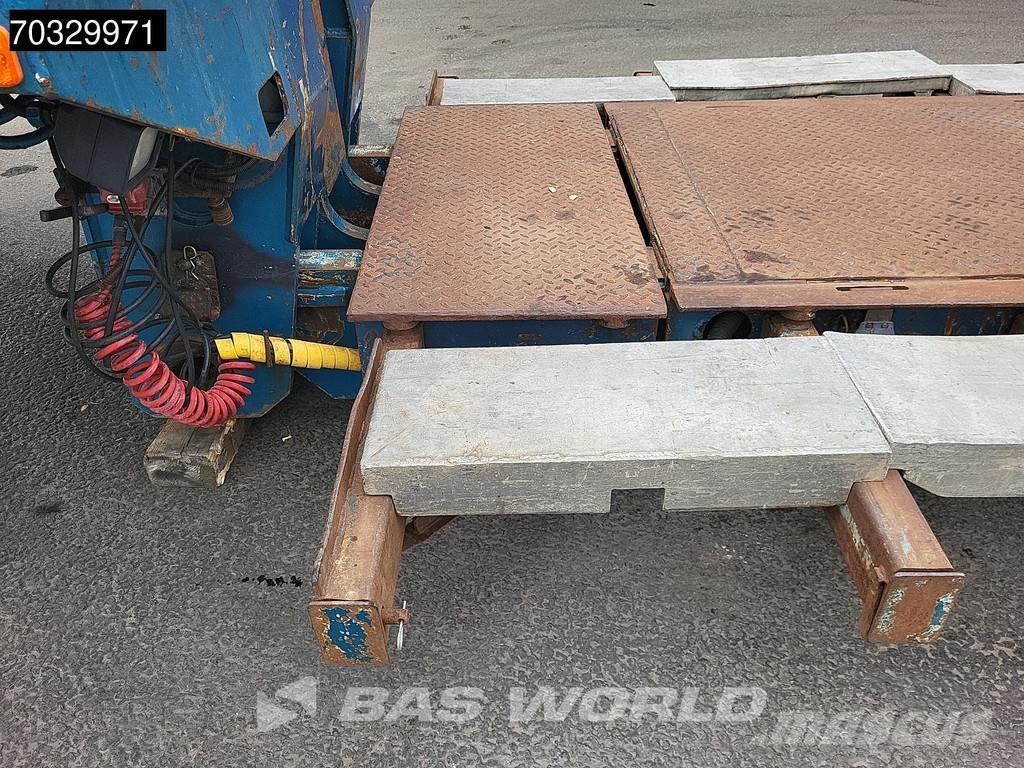 Robuste Kaiser RTI DU231104 2 axles Extendable Gooseneck Steering Semirremolques de góndola rebajada