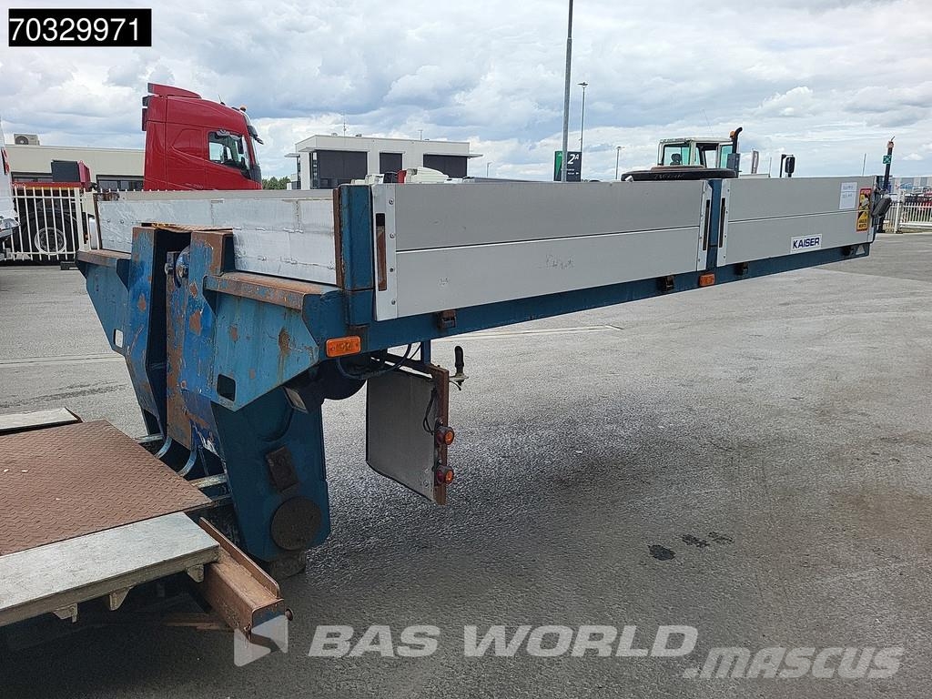 Robuste Kaiser RTI DU231104 2 axles Extendable Gooseneck Steering Semirremolques de góndola rebajada