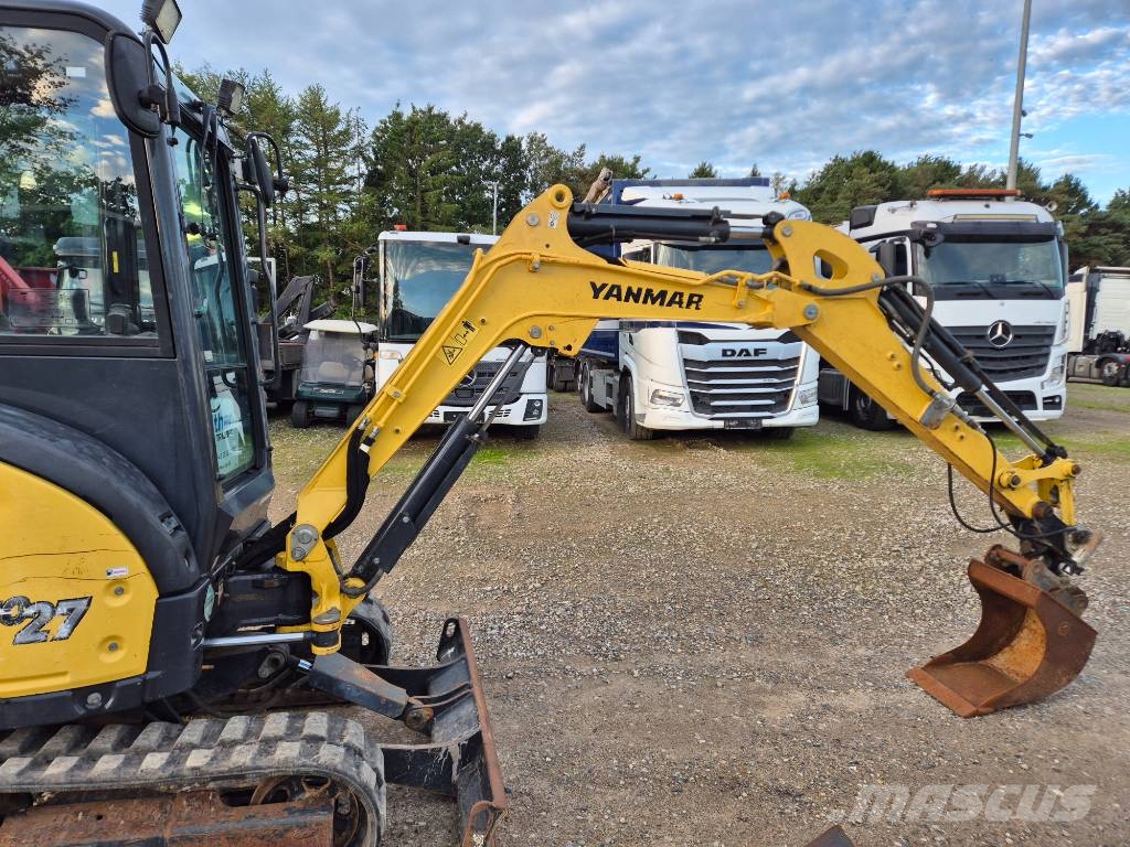 Yanmar Vio 27-6 // Powertilt // 4 buckets Minigravemaskiner