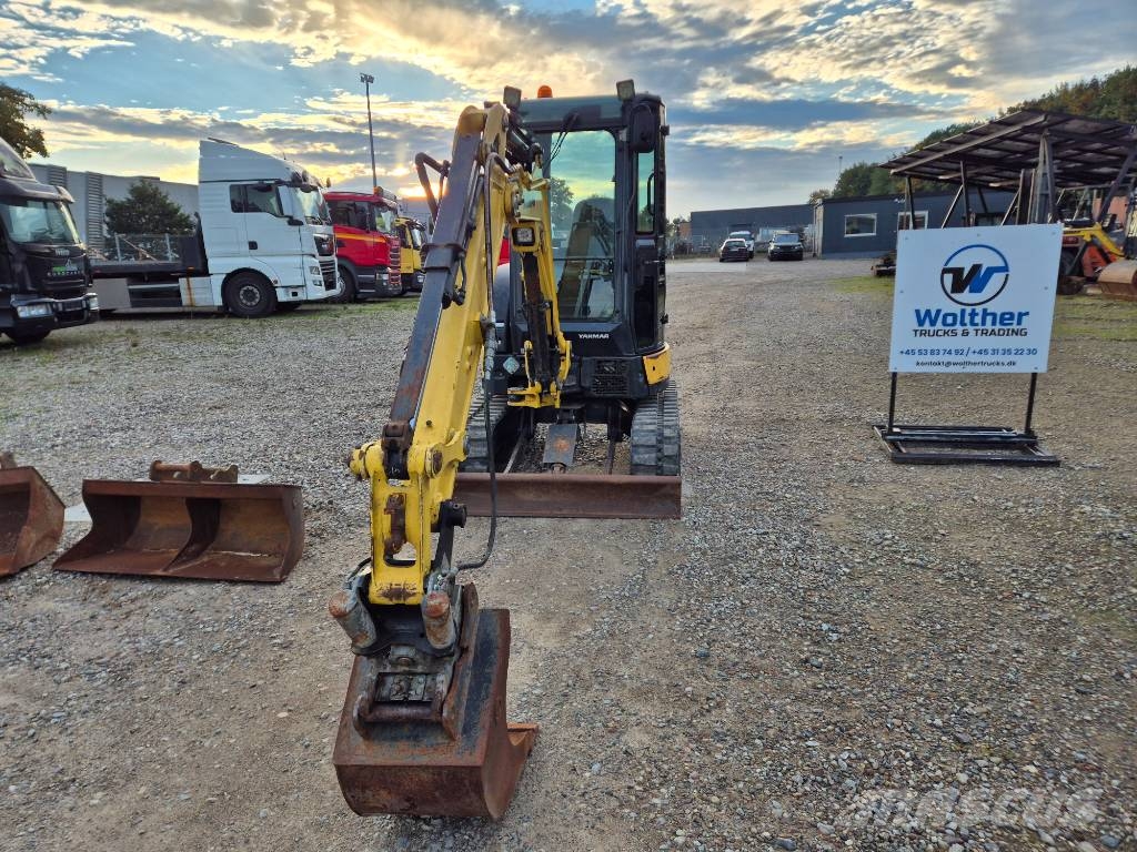 Yanmar Vio 27-6 // Powertilt // 4 buckets Minigravemaskiner