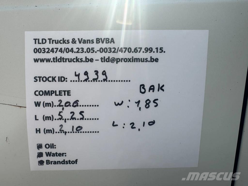 Volkswagen Transporter **BELGIAN VAN-DIESEL** شاحنات خفيفة/مفصلية الجوانب