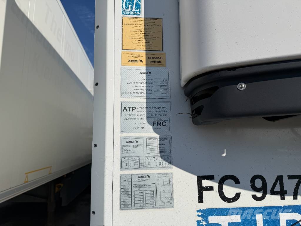 Schmitz cargobull 2-temp, 66 pal نصف مقطورات بدرجة حرارة قابلة للضبط