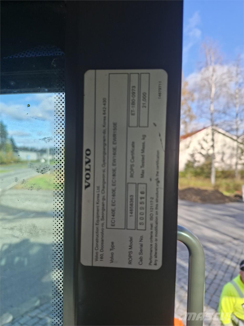 Volvo EWR150E Bagri na kolesih