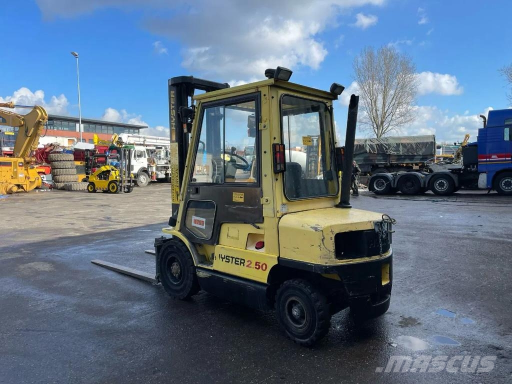 Hyster 2.50 XM Diesel Forklift 2.500KG Side Sift Good Con LPG heftrucks